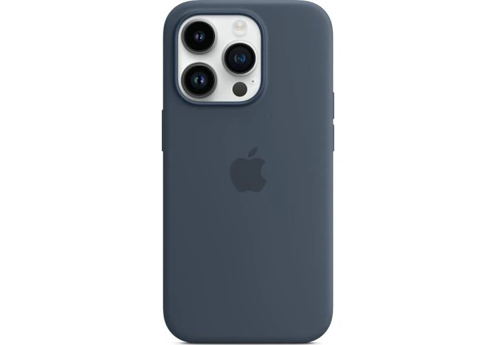 Чехол противоударный силиконовый OEMG Guard Shockproof Silicone Case with MagSafe для Apple iPhone 14 Pro max (6.7") Storm Blue (MPTF3ZE/A) - изображение 3