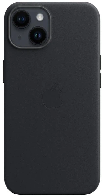 Чохол шкіряний Wave Premium AAA Leather Case with MagSafe для Apple iPhone 14 Midnight - зображення 5