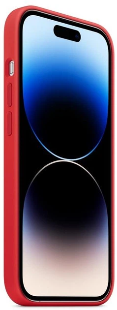 Чехол противоударный силиконовый OEMG Guard Shockproof Silicone Case MagSafe для Apple iPhone 14 Pro (6.1") PRODUCT Red (MPTG3ZE/A) - Фото 6 Чехол противоударный силиконовый OEMG Guard Shockproof Silicone Case MagSafe для Apple iPhone 14 Pro (6.1") PRODUCT Red (MPTG3ZE/A) - изображение 6