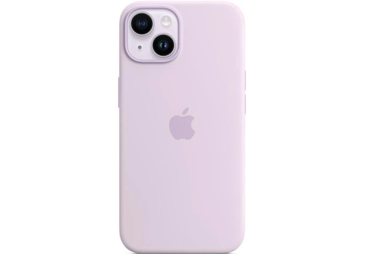 Чехол противоударный силиконовый OEMG Guard Shockproof Silicone Case with MagSafe для Apple iPhone 14 (6.1") Lilac (MPRY3ZE/A) - Фото 5 Чехол противоударный силиконовый OEMG Guard Shockproof Silicone Case with MagSafe для Apple iPhone 14 (6.1") Lilac (MPRY3ZE/A) - изображение 5