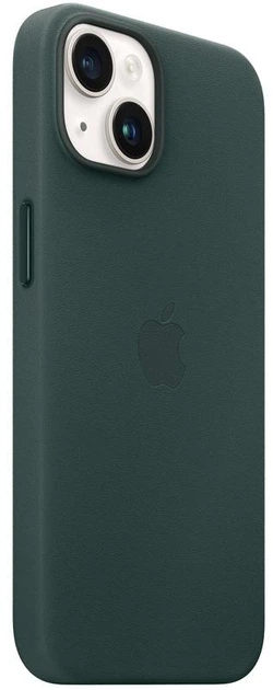 Чохол шкіряний Wave Premium AAA Leather Case with MagSafe для Apple iPhone 14 Forest Green - Фото 6 Чохол шкіряний Wave Premium AAA Leather Case with MagSafe для Apple iPhone 14 Forest Green - зображення 6