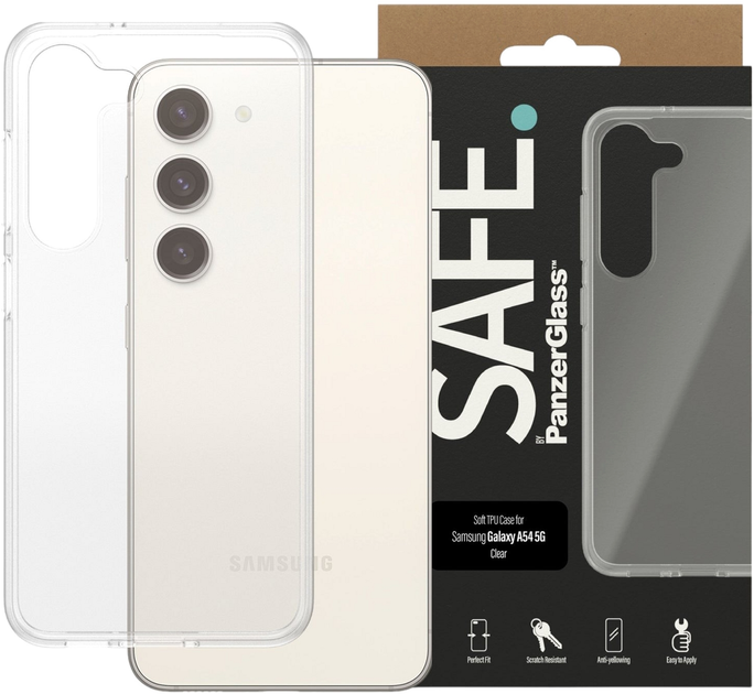 Etui PanzerGlass Safe Case do Samsung Galaxy S23 Transparent (SAFE95320) - obraz 2