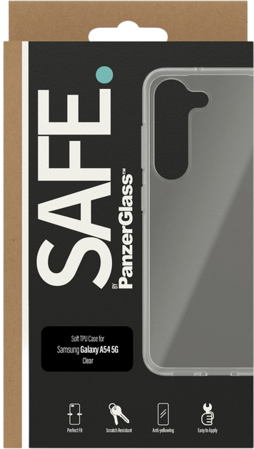 Etui PanzerGlass Safe Case do Samsung Galaxy S23 Ultra Transparent (SAFE95322) - obraz 4