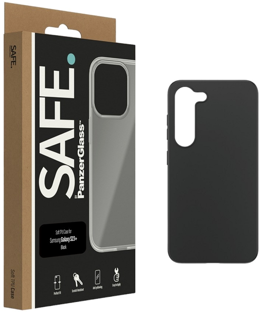 Чохол PanzerGlass Safe Case для Samsung Galaxy S23+ Black (SAFE95456) - зображення 2
