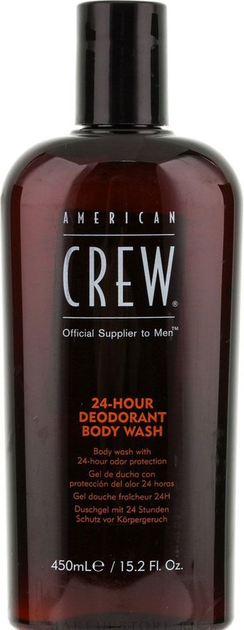 Żel pod prysznic American Crew 24-Hour Deodorant Body Wash 450 ml (669316078860) - obraz 1