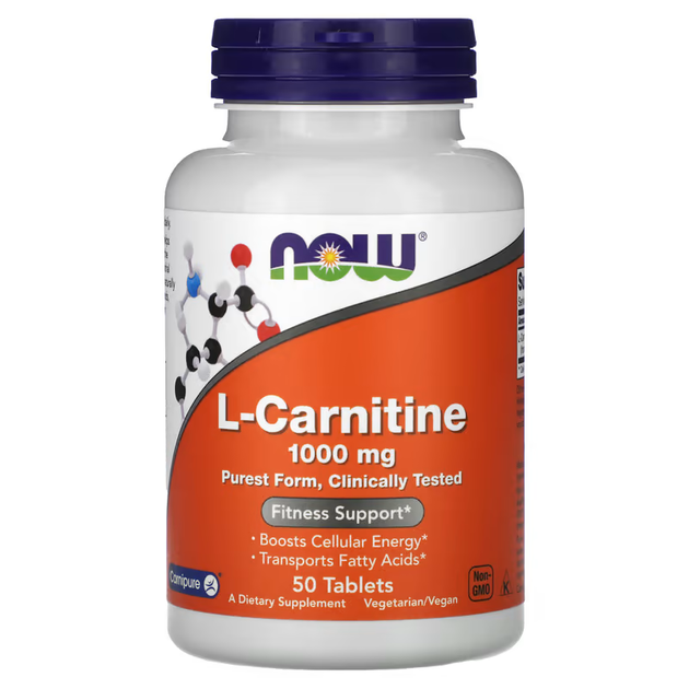 Л-Карнитин в таблетках Carnitine 1000мг – 50 таб. - Фото 1 Л-Карнитин в таблетках Carnitine 1000мг – 50 таб. - изображение 1