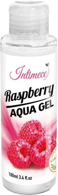 Żel intymny Intimeco Raspberry Aqua Gel nawilżający o aromacie malinowym 100 ml (5906660368649) - obraz 1