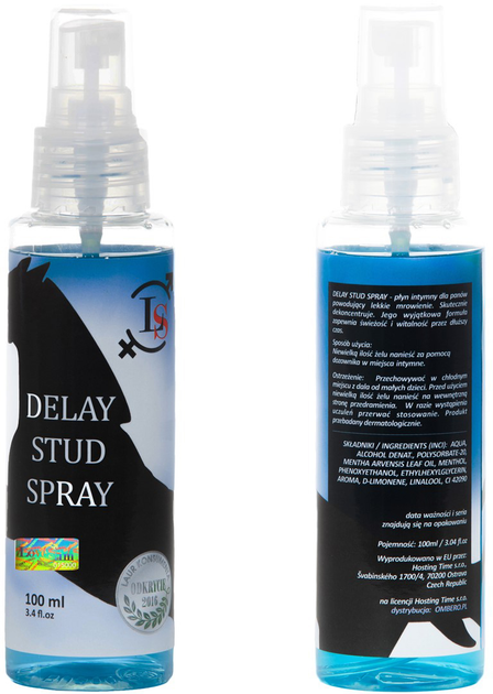 Płyn intymny Love Stim Delay Stud Spray opóźniający wytrysk 100 ml (5903268070462) - obraz 1