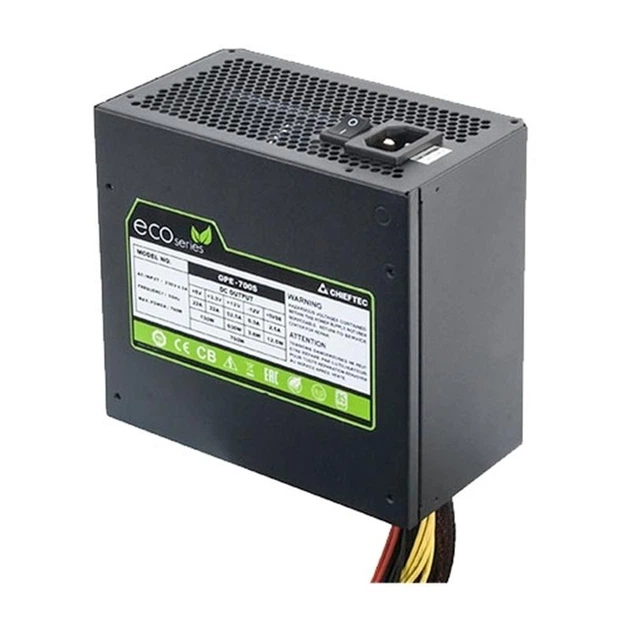Блок Живлення Chieftec GPE-700S, ATX 2.3, APFC, 12cm fan, КПД >85%, RTL - зображення 8