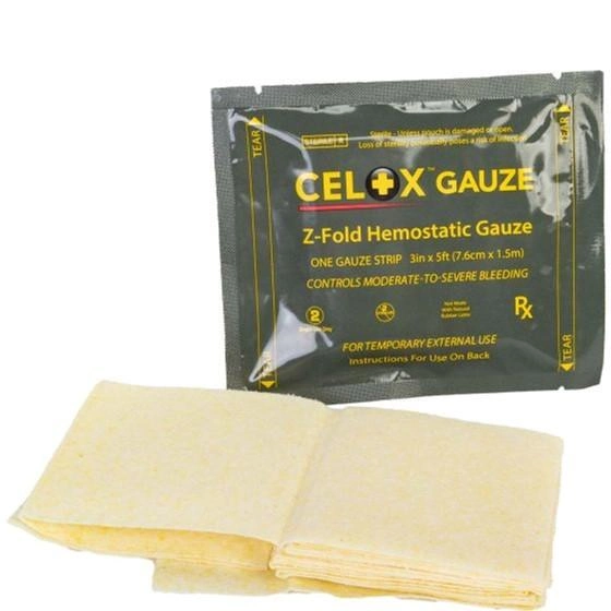 Бінт гемостатичний Z-Fold Celox Gauze 1.5 м (НФ-00001923) - зображення 1