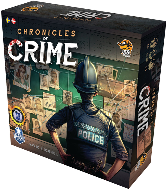Настільна гра Lucky Duck Chronicles of Crime (5714293000856) - зображення 1
