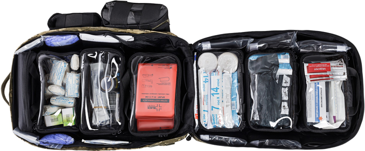 Аптечний набір Paramedic тактичний рюкзак військового медика з турнікетами CAT 7 (НФ-00002284) - зображення 1