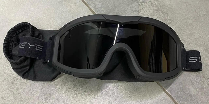 Баллистическая маска Swiss Eye F-Tac 3 линзы черная (241795) - изображение 2