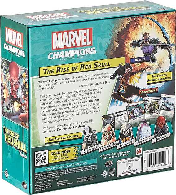 Доповнення до гри Fantasy Flight Games Marvel Champions Rise of The Red Skull (0841333111663) - зображення 2