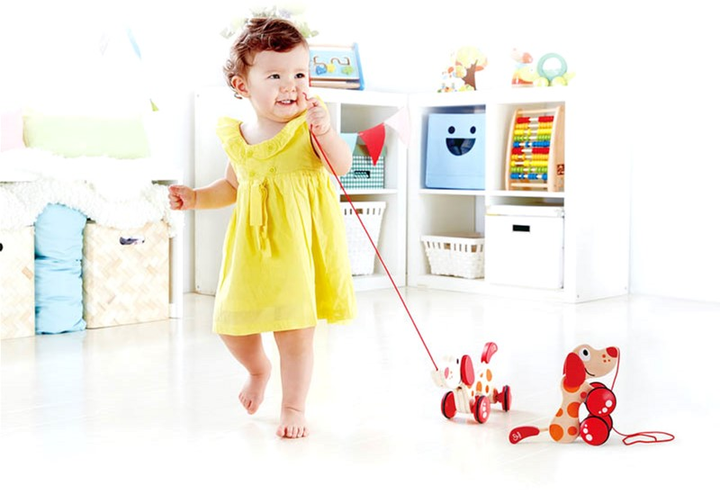Дерев'яна каталка Hape Puppy Pull Along (6943478006348) - зображення 4