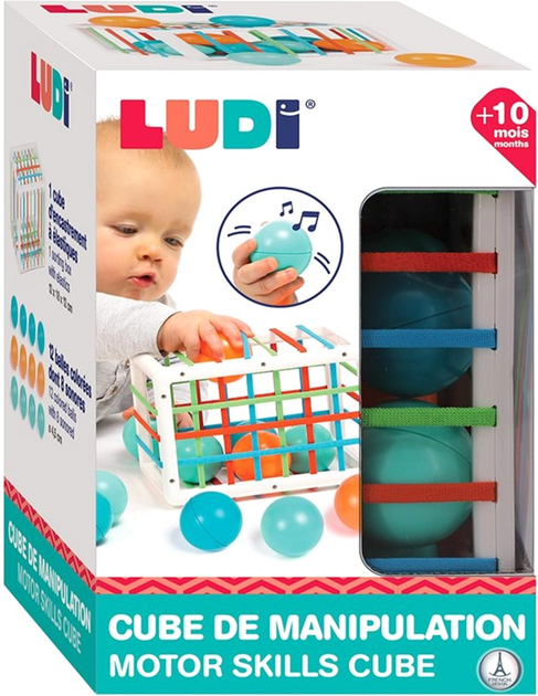 Розвиваюча іграшка Ludi Motor Skills Cube (3550833300930) - зображення 1