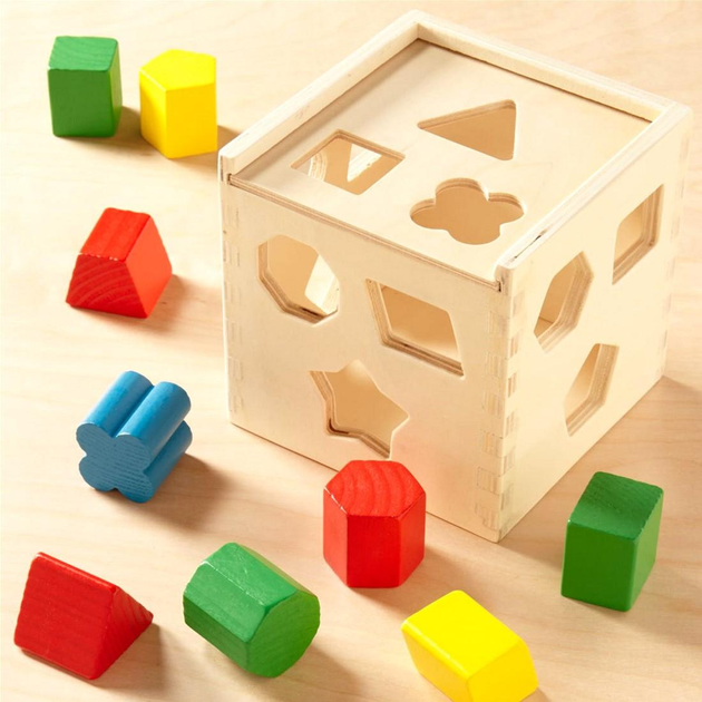 Sorter Melissa and Doug Shape Sorting Cube (0000772005753) - obraz 2
