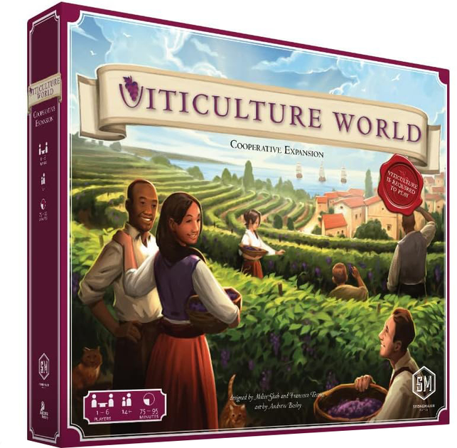 Dodatek do gry planszowej Stonemaier Games Viticulture World Cooperative Expansion (0850032180108) - obraz 1