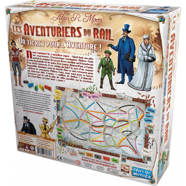 Настольная игра Days Of Wonder Ticket to Ride USA