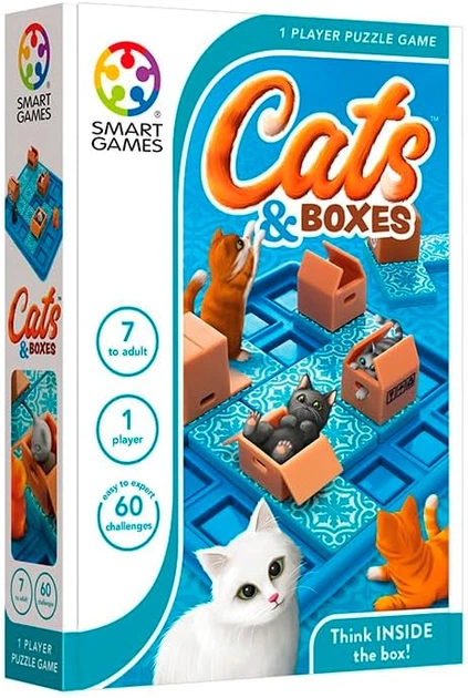 Настільна гра Smart Games Cats & Boxes (5414301524953) – фото