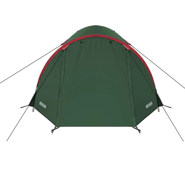 Туристичний намет Nils Camp NC6013 Rocker зелено-червоний - изображение 5