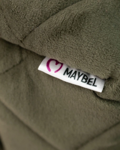 Косметичка велюровая Хаки Maybel S 1007 (2874_1) - изображение 9