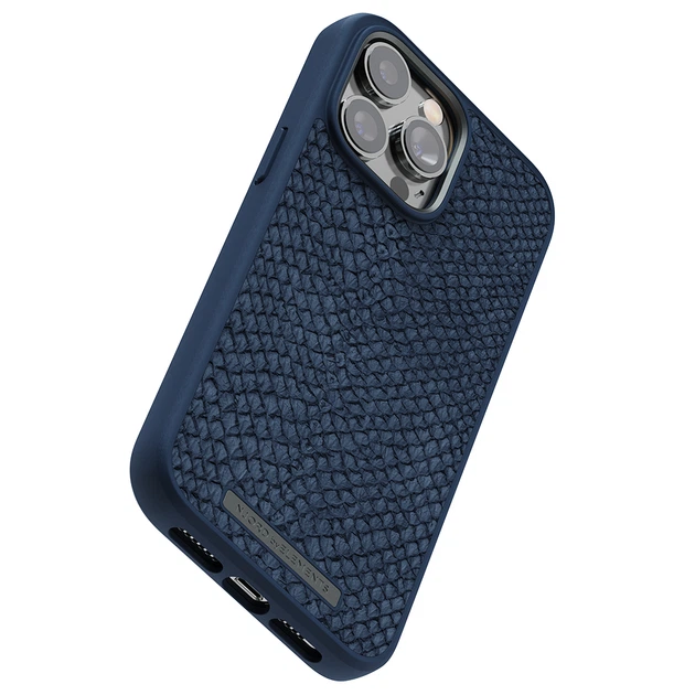 Чехол Elements Njord Salmon Leather Case для iPhone 14 Pro Max Blue with MagSafe (NA44SL01) - Фото 6 Чехол Elements Njord Salmon Leather Case для iPhone 14 Pro Max Blue with MagSafe (NA44SL01) - изображение 6