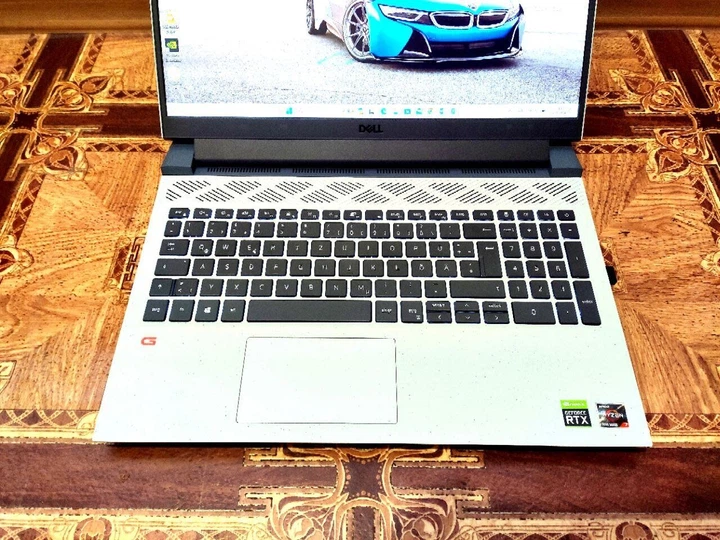 Игровой ноутбук Dell G15 5515 / 15.6" (1920x1080) IPS / AMD Ryzen 9 5900HX (8 (16) ядер по 3.3 - 4.6 GHz) / 16 GB DDR4 / 512 GB SSD M.2 / nVidia GeForce RTX 3060, 6 GB GDDR6, 192-bit / WebCam / АКБ NEW б/у - Фото 3 Игровой ноутбук Dell G15 5515 / 15.6" (1920x1080) IPS / AMD Ryzen 9 5900HX (8 (16) ядер по 3.3 - 4.6 GHz) / 16 GB DDR4 / 512 GB SSD M.2 / nVidia GeForce RTX 3060, 6 GB GDDR6, 192-bit / WebCam / АКБ NEW б/у - изображение 3