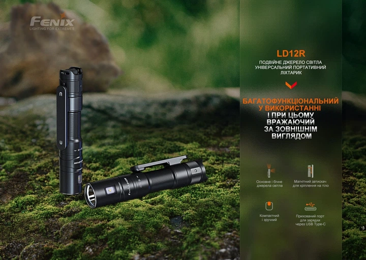 Ручной фонарь Fenix LD12R - изображение 5