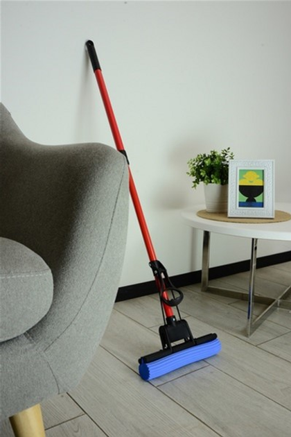 Швабра для прибирання Idea Home DS-1311 Blue-Red з віджимом (DS-1311 Single roller Blue-Red) - зображення 8