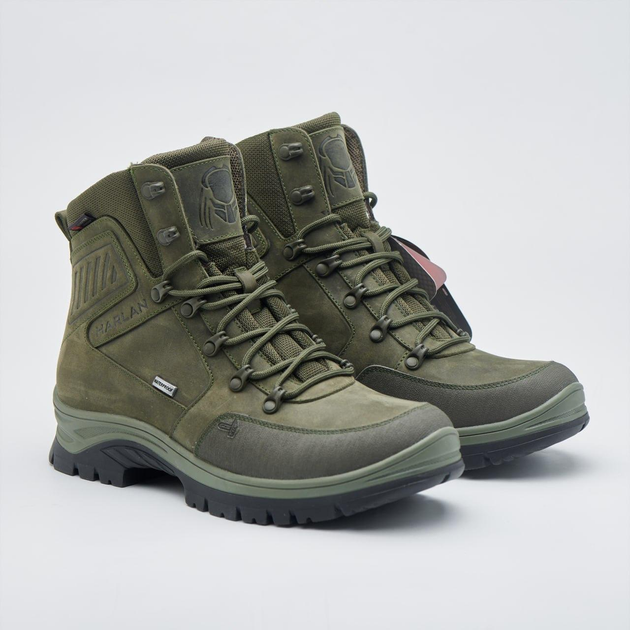 Ботинки тактические демисезонные кожаные PAV Style Lab HARLAN 505 р.38 25,5см хаки (12227754879938) - изображение 1