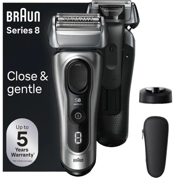 Електробритва Braun Series 8 8517s Silver (218016) - зображення 1
