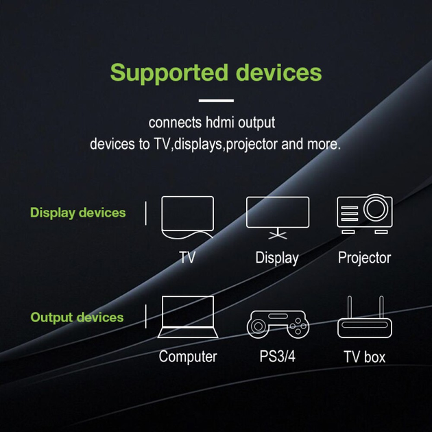 Kabel TECHly HDMI Ethernet M/F przedłużacz 5 m Czarny (8051128106862) - obraz 4
