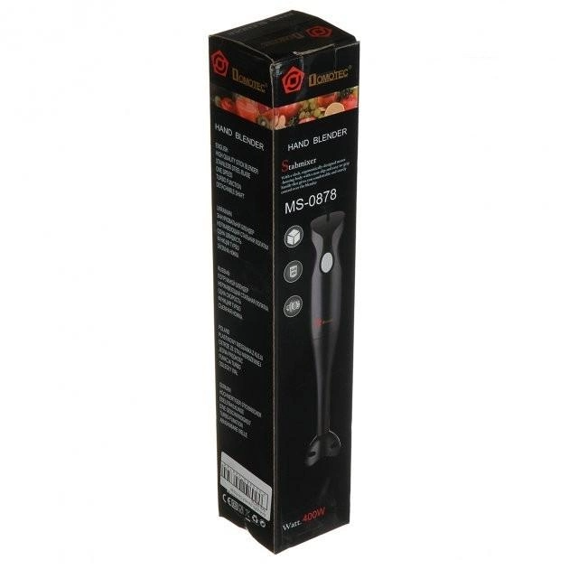 Ручний блендер погружний Domotec MS-5104 Hand Blender Black - зображення 2