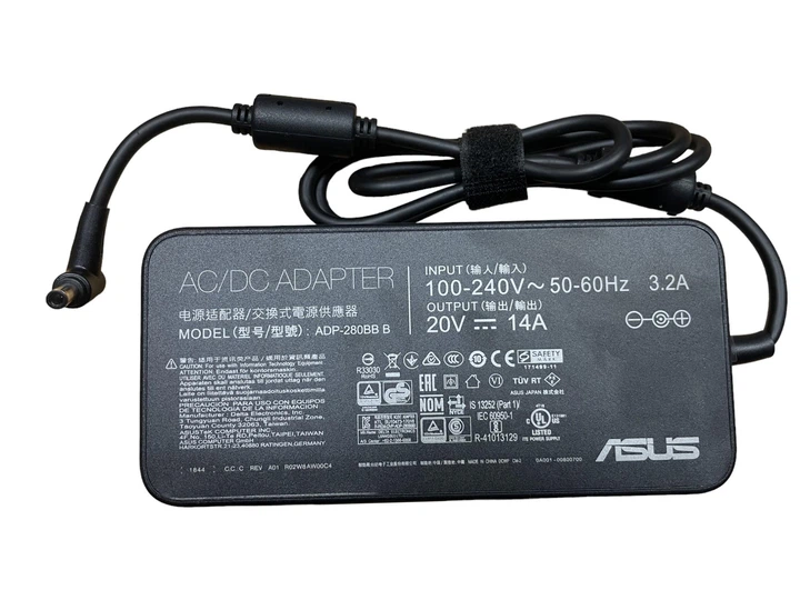Блок питания для ноутбука Asus 280W 20V 14A 6.0x3.7mm ADP-240EB-B OEM - Фото 1 Блок питания для ноутбука Asus 280W 20V 14A 6.0x3.7mm ADP-240EB-B OEM - изображение 1