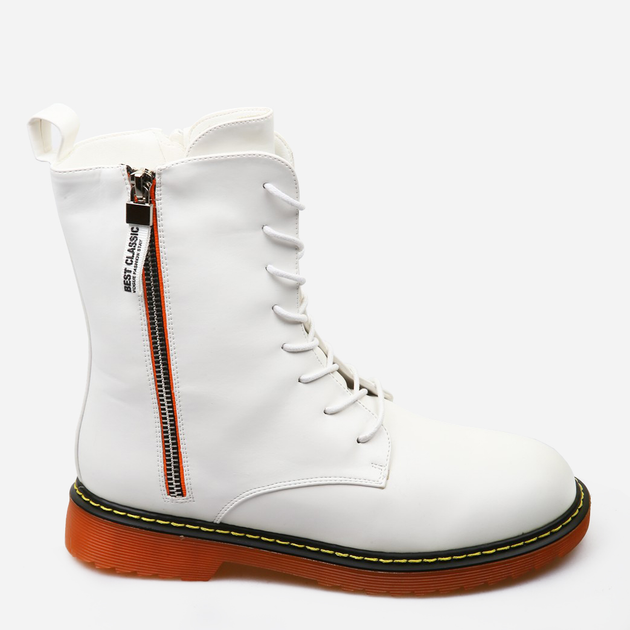 Женские зимние берцы высокие Girnaive VNV-A2222-White 38 24 см Белые ...