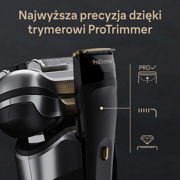 Golarka elektryczna Braun Series 9 Pro+ 9515s Metal szlachetny (218030) - obraz 4