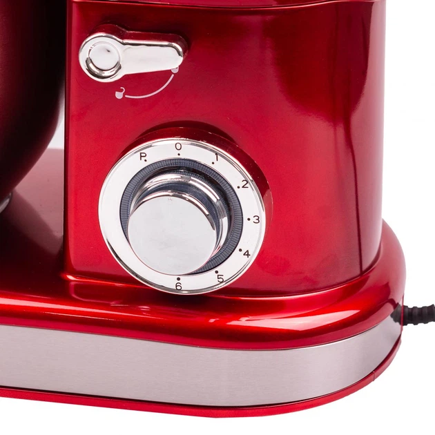 Кухонний комбайн 3 в 1 Sokany SC-213C 1200W Червоний блендер м'ясорубка міксер 6.5 л - изображение 3
