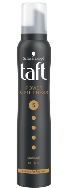 Пінка для волосся Taft Power & Fullness Mousse Mega Strong 200 мл (9000100653541) - зображення 1