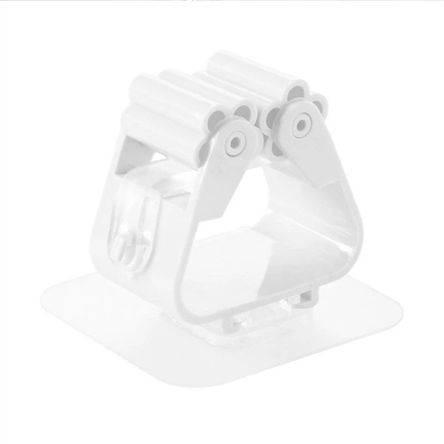 Універсальний настінний тримач для швабр Mop Holder White 2 штуки в комплекті - изображение 4
