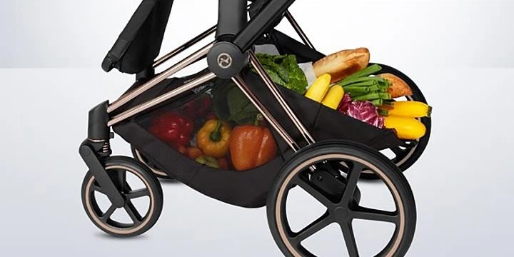 Прогулянковий візок Cybex e-Priam 4.0 Off White шасі Rosegold - Фото 14 Прогулянковий візок Cybex e-Priam 4.0 Off White шасі Rosegold - зображення 14