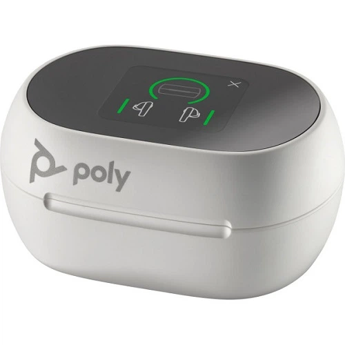 Наушники с микрофоном вакуумные Poly TWS Voyager Free 60 Earbuds/BT700A/TSCHC/Type-C/102 дБ White (7Y8G5AA) - изображение 5