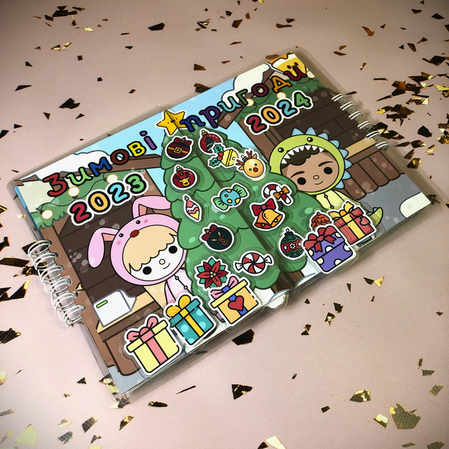 Альбом-книга на липучках Тока Бока Зимние Приключения Toca Boca – фото ...