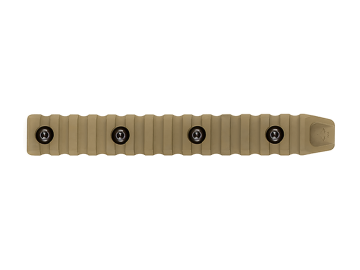 Планка Пикатинни КРУК CRC 9009 Coyote Tan на 14 слотов с креплением M-Lok - изображение 2