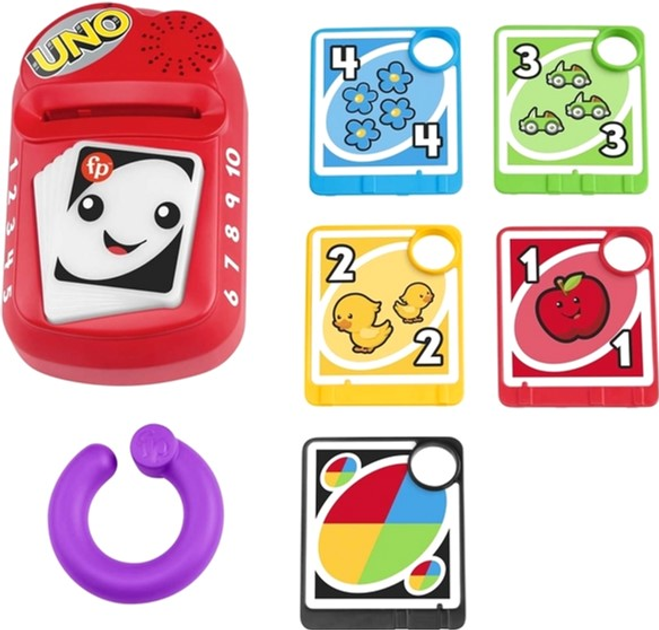 Zabawka edukacyjna Fisher-Price Uno Ucz się i śmiej (194735068128) - obraz 3