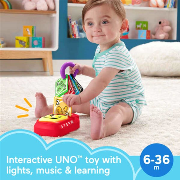 Zabawka edukacyjna Fisher-Price Uno Ucz się i śmiej (194735068128) - obraz 4