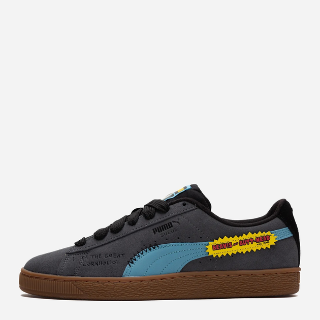 Sneakersy męskie do kostki Puma x Beavis and Butthead Suede 39671501 42.5 Szare (4067978298330) - obraz 1