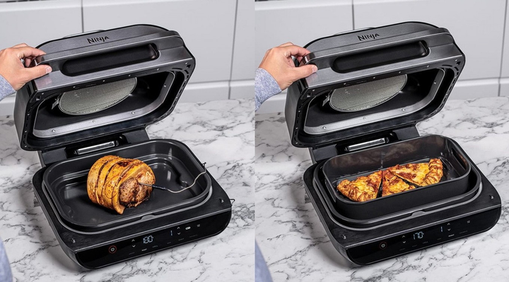 Grill Ninja Foodi MAX Health Grill & Air Fryer AG551EU (0622356239554) - obraz 6