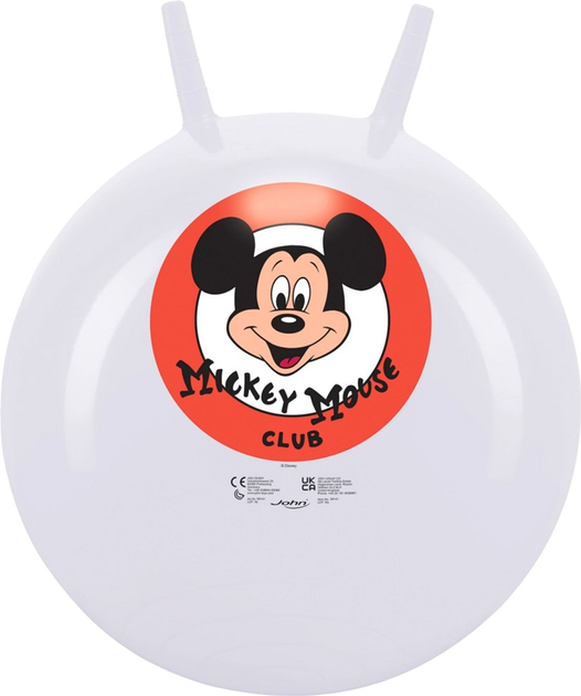 М'яч для стрибків Simba John Disney Mickey Mouse з ріжками (4006149591412) - зображення 2