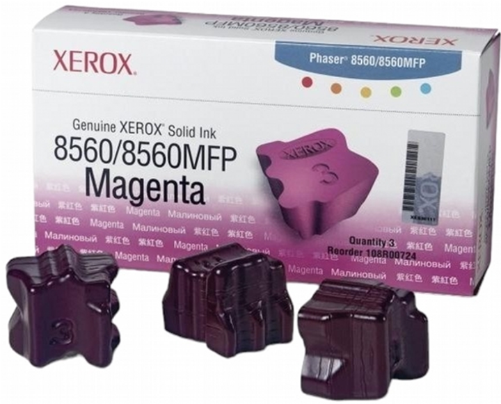 Zestaw kartridży Xerox Phaser 8560 3 szt Magenta (95205730449) - obraz 1